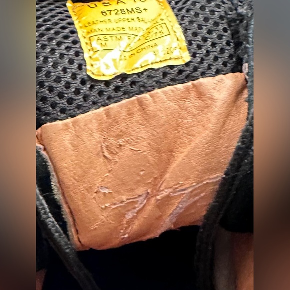 MEN'S CACTUS BLACK STEEL TOE OIL & SLIP RESISTANT WORK BOOT SIZE 10 - Picture 13 of 15